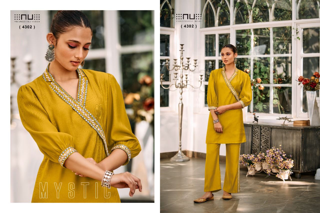 Nu Vol 43 Designer Kurti With Bottom Catalog
